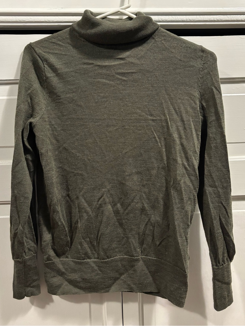 GAP Women's Green Wool Turtleneck